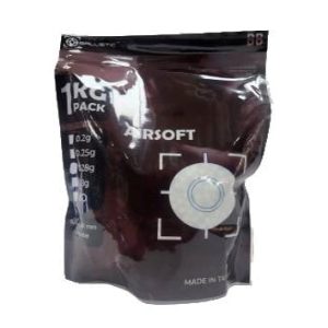 BALLISTIC AIRSOFT 6MM BB 1KG BAG .25G
