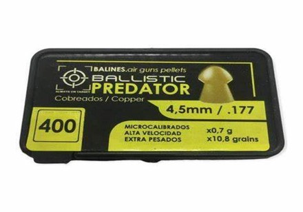 BALLISTIC PREDATOR COBREADOS / COPPER PELLETS 4.5MM 10,8gr 400PC