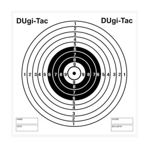 DUgi-Tac 100PK CARD TARGETS 14CM*14CM