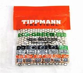 TIPPMANN ECO-GREEN BBs 6MM 0.32g 1000PC