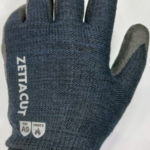 Zettacut Heat & Cut Protection Gloves - ANSI A9 (Black)